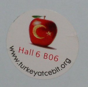 Türkei-Apfel auf der CeBIT